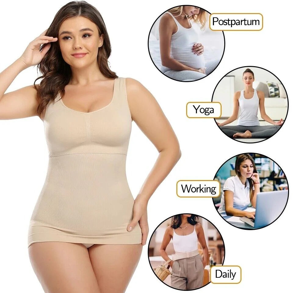 Instant 2 in 1 Camisoles Body Shapewear For Women