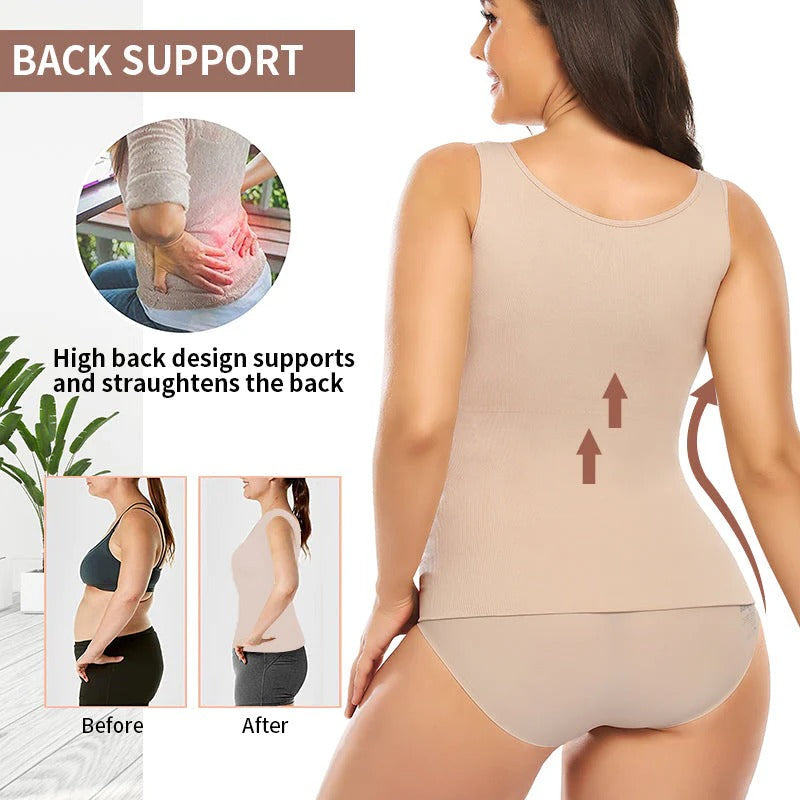 Instant 2 in 1 Camisoles Body Shapewear For Women