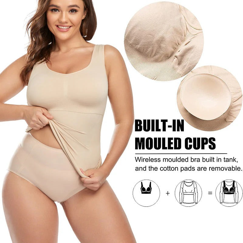 Instant 2 in 1 Camisoles Body Shapewear For Women