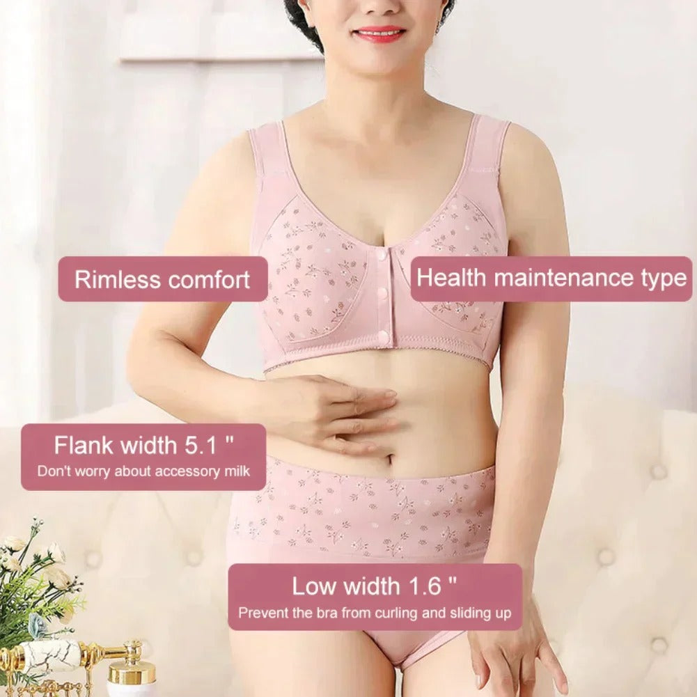 Comfortable Front Button Bra