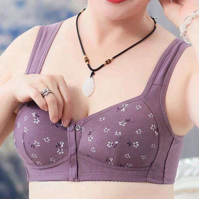 Comfortable Front Button Bra