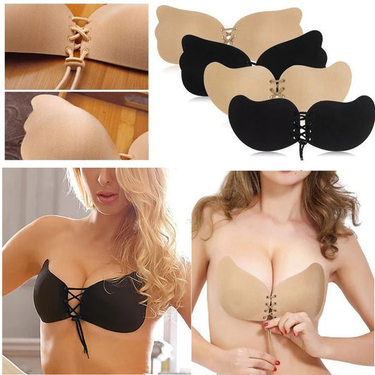 Silicon Strapless Push Up Bra | Buy 1 Get 1 Free