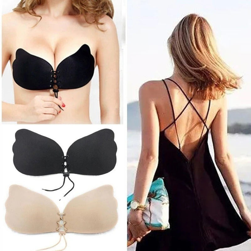 Silicon Strapless Push Up Bra | Buy 1 Get 1 Free