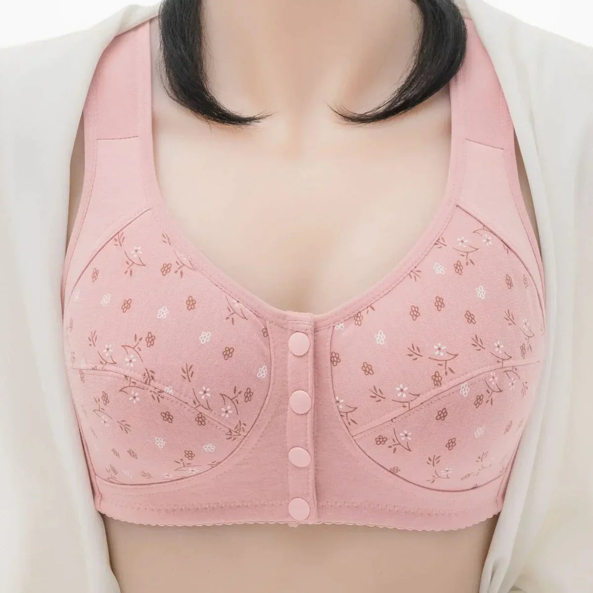 Comfortable Front Button Bra